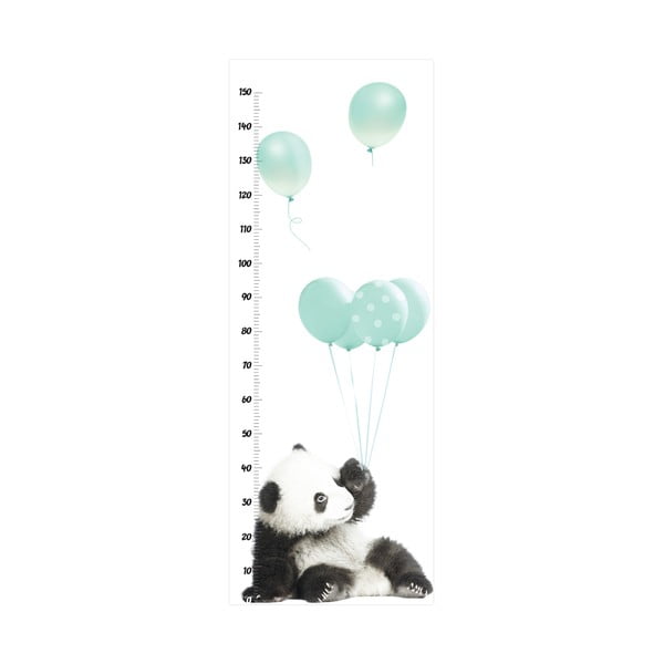 Kõrguskaalaga seinakleebis , 60 x 160 cm Minty Panda - Dekornik