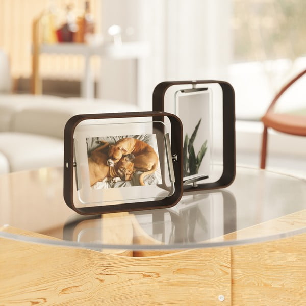 Tumepruun puidust raam 19x24 cm Bellwood - Umbra-image-2