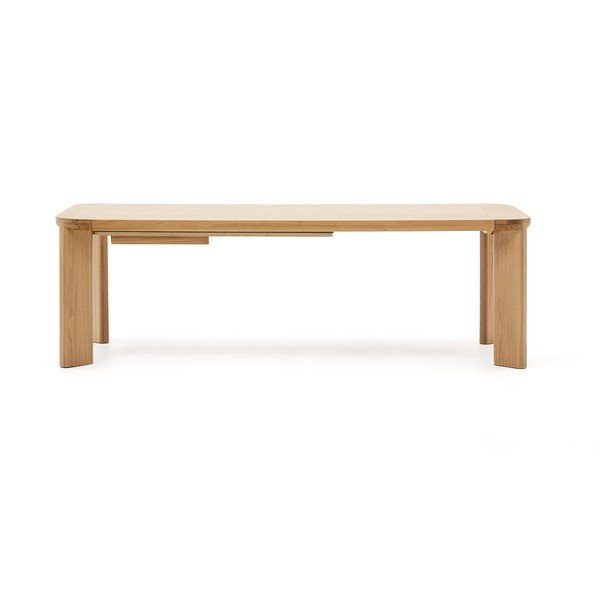 Pikendatav lisaplaadiga söögilaud 100x240 cm Jondal - Kave Home-image-3
