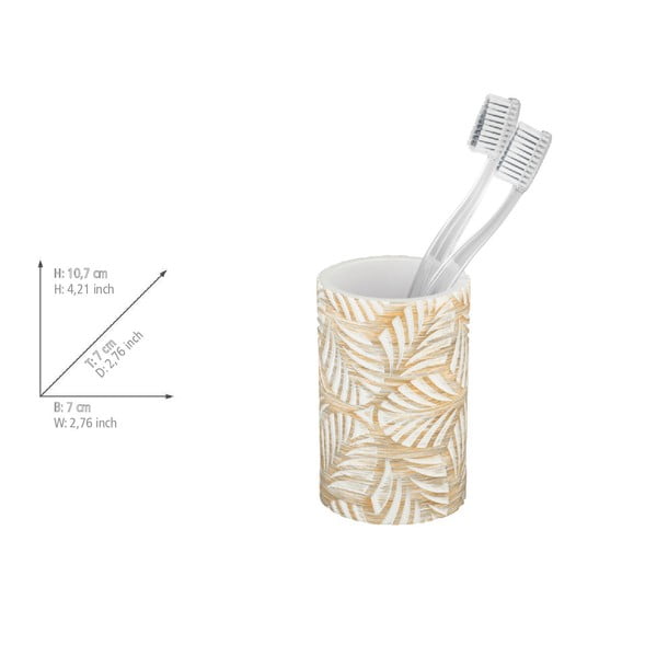 Beežist polüresiinist hambaharjatops Terralba - Wenko-image-3