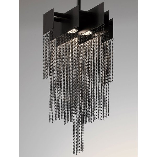 Mattmust terasest hämardatav LED-rippvalgusti Revια - Nova Luce-image-2