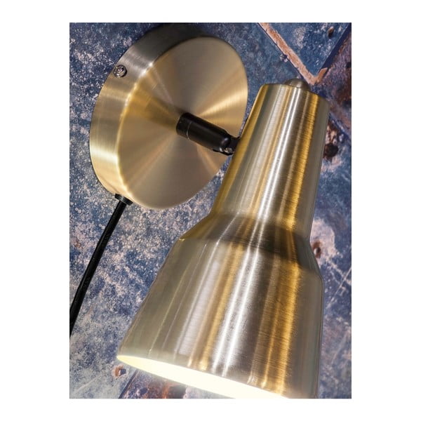 Kuldne seinalamp ø 22 cm Valencia - it's about RoMi-image-1