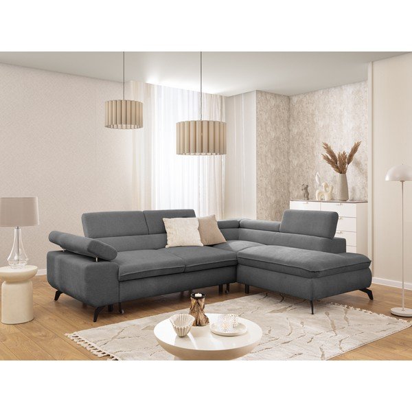 Hall šenill-nurgadiivan (parempoolne/L-kujuline) Marbeya - Ropez-image-1