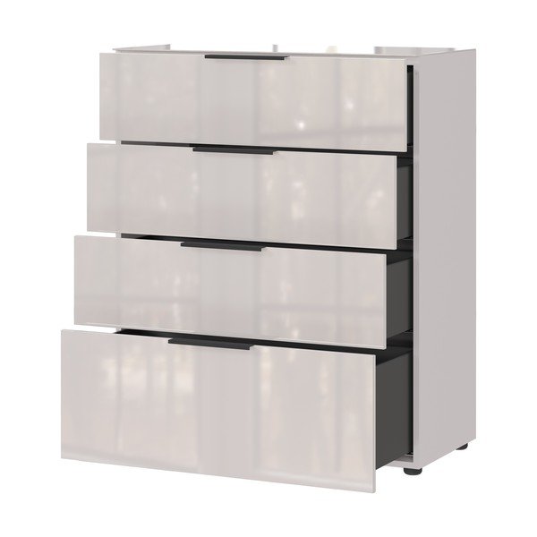 Kreem kõrge kummut 83x102 cm Oakland - Germania-image-3