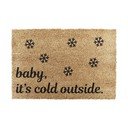 Jõulumotiiviga kookoskiududest matt 40x60cm Baby It's Cold Outside – Artsy Doormats
