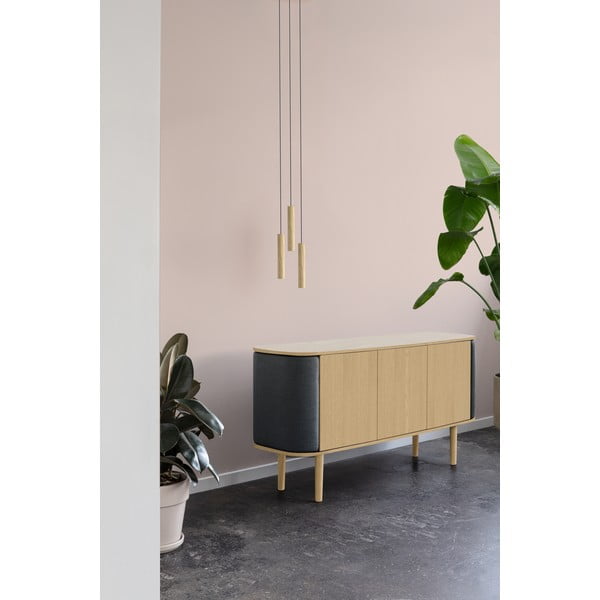 Hallikaspruun madal kapp tammepuust 150x75 cm Treasures - UMAGE-image-4