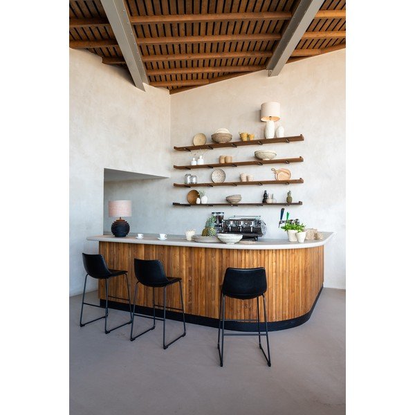 Must baaritooli 99 cm Jeddo - Light & Living-image-2