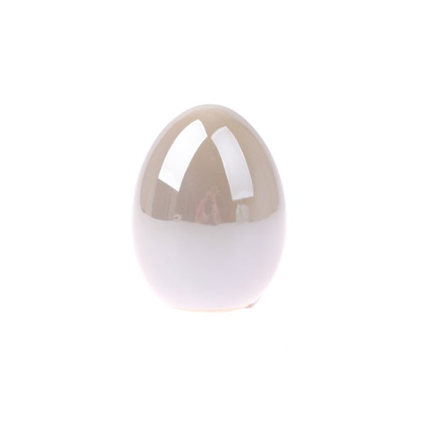 Keramická dekorace ve tvaru vejce Dakls, výška 8 cm