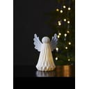Valge keraamiline LED jõuluvalgusti Vinter, kõrgus 18 cm - Star Trading