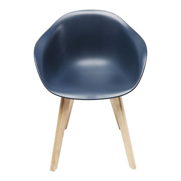 Sada 4 modrých židlí Kare Design Forum