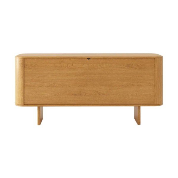 Naturaalsest tammepuidust kummut 160x76x45 cm Charlotte - Micadoni-image-3