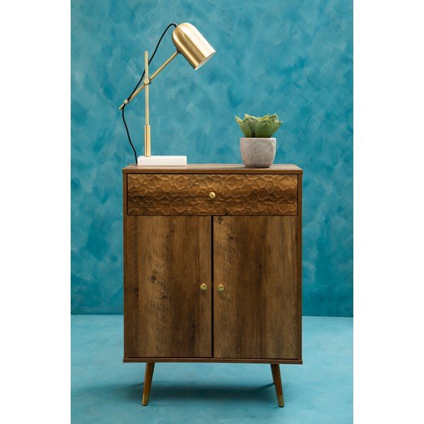 Tumeda naturaalse värvi kummut 70x94x35 cm Frida - Premier Housewares-image-3