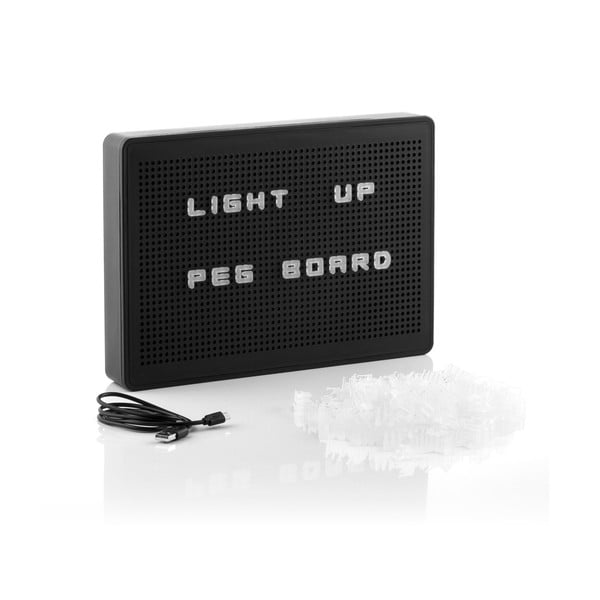Must LED-valgustusplaat tähtedega - InnovaGoods