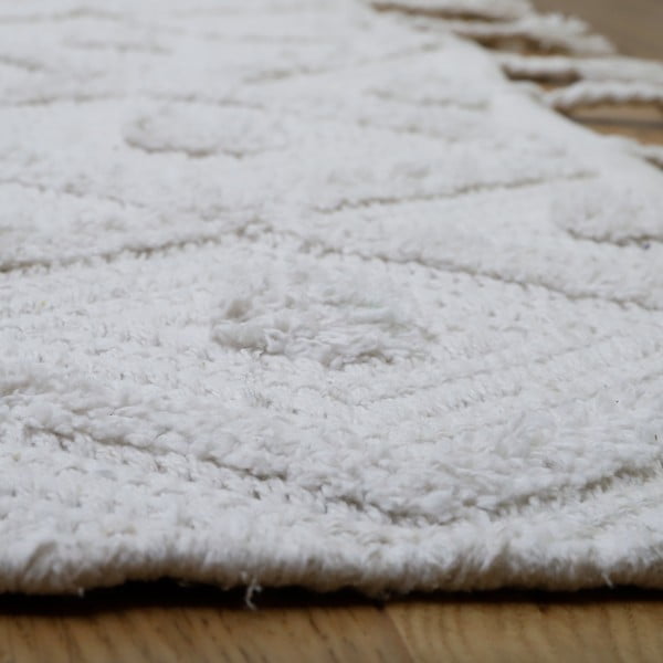 Valge käsitsi valmistatud vaip , 120 x 170 cm Orlando - Nattiot-image-1