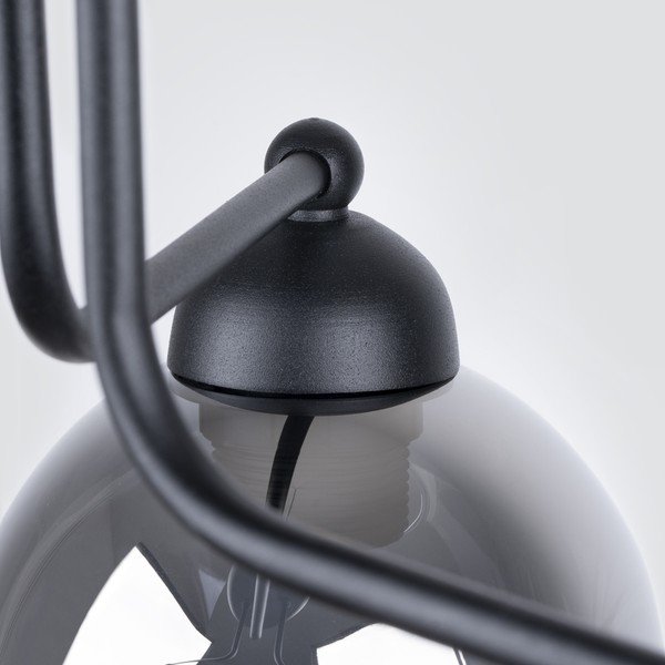 Must rippvalgusti klaasist varjuga Garten - Sollux-image-3