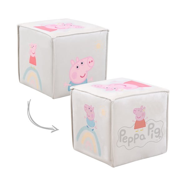 Valge sametist laste tumba Peppa Pig - Roba-image-2