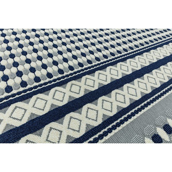 Sinine ja valge vaip Geomeetriline, 160 x 230 cm Antibes - Asiatic Carpets-image-1
