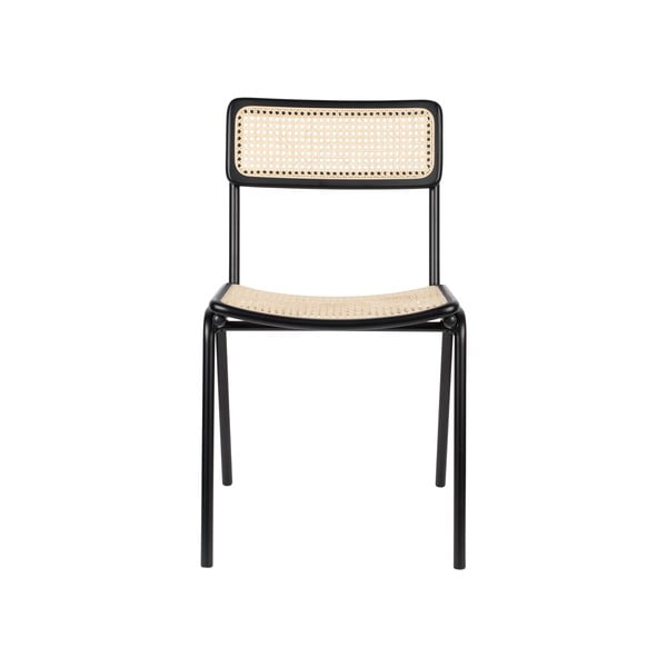 Mustad rotangist söögitoolid 2-st komplektis Jort - Zuiver-image-3