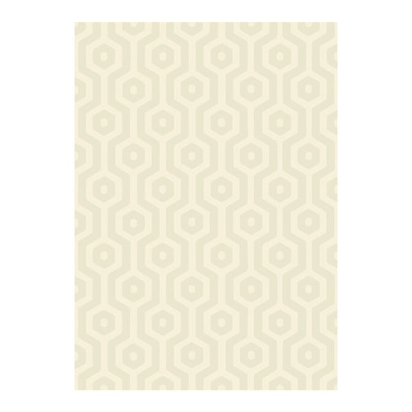 Koberec Asiatic Carpets Echo Geo Cream, 120 x 170 cm