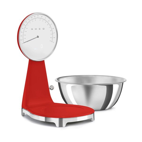 Punane plastmassist digitaalne köögikaal - SMEG-image-3