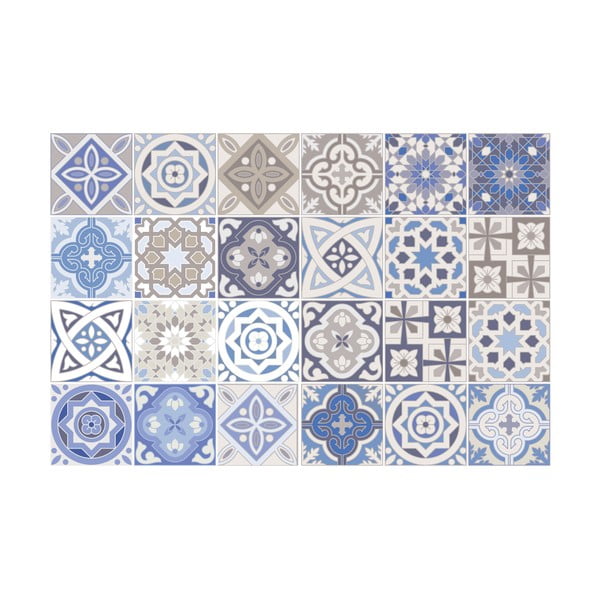 24 dekoratiivse seinakleebise komplekt , 20 x 20 cm Honduras - Ambiance-image-2