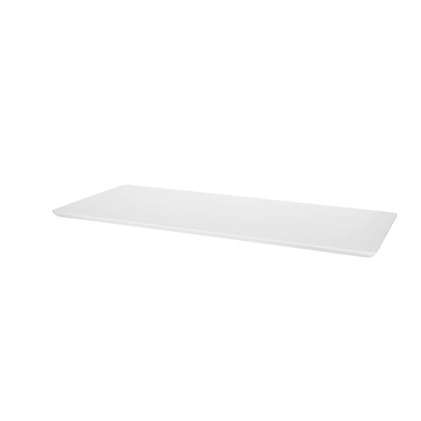 Bílá přídavná deska k jídelnímu stolu Interstil Century, délka 90 cm