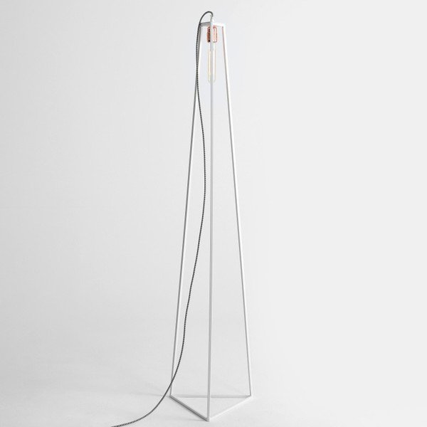 Valge põrandalamp (kõrgus 35 cm) Trimetric – CustomForm-image-2