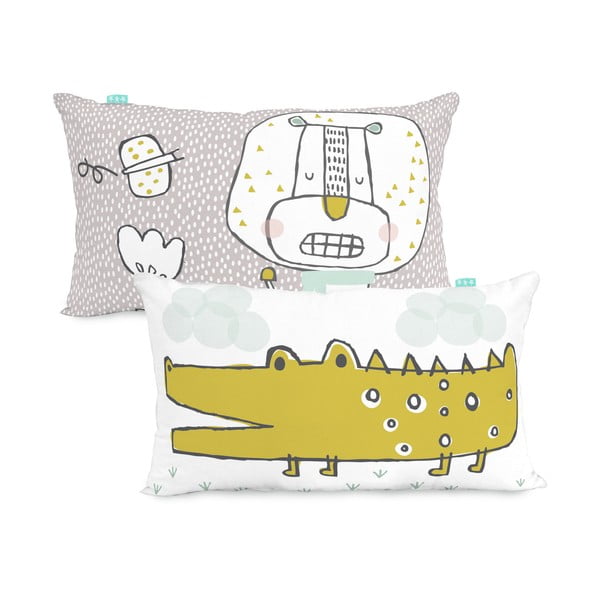 Puuvillane pööratav padjapüürileht , 50 x 30 cm Best Buddies - Moshi Moshi-image-2