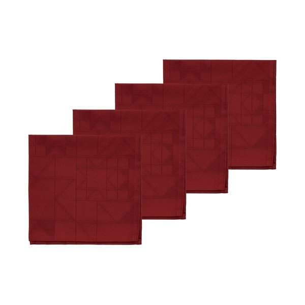 Tekstiilist salvrätikud 4 tk komplektis Star Damask - Södahl-image-2