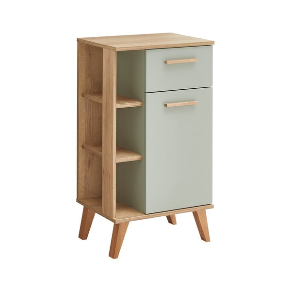 Roheline madal vannitoakapp tammepuust 51x90 cm Set 963 - Pelipal-image-2