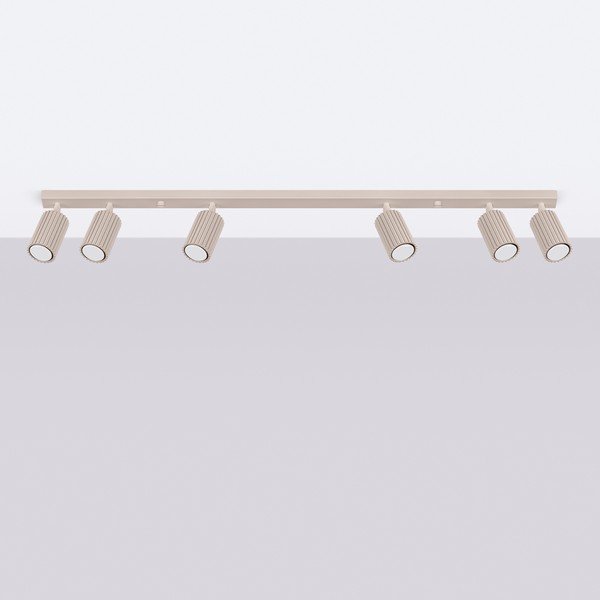 Taupepruun metallist kohtvalgusti 6,5x117 cm Gleam - Sollux-image-4