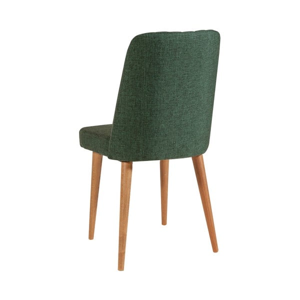 Roheline sametist söögitool Stormi Sandalye - Kalune Design-image-1