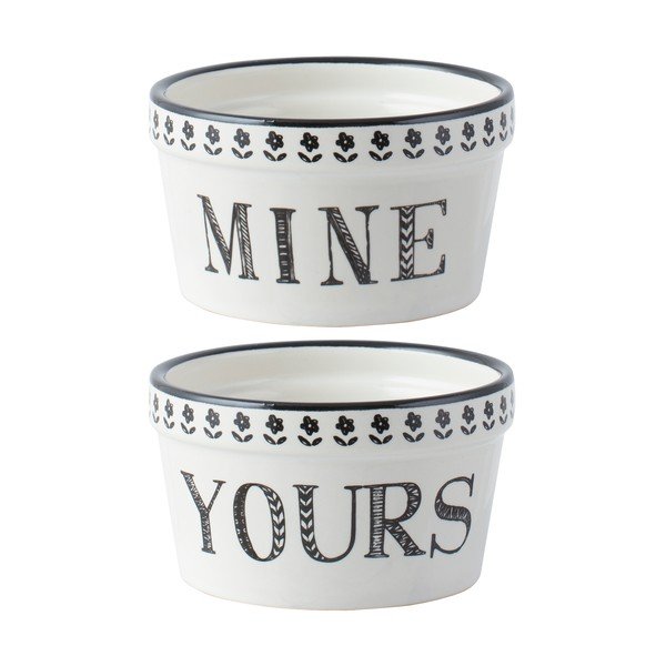 Sada 2 keramických misek Creative Tops, ⌀ 9 cm