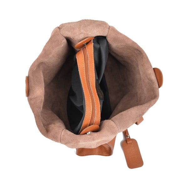 Konjaki pruunist nahast Meggie käekott - Isabella Rhea-image-3