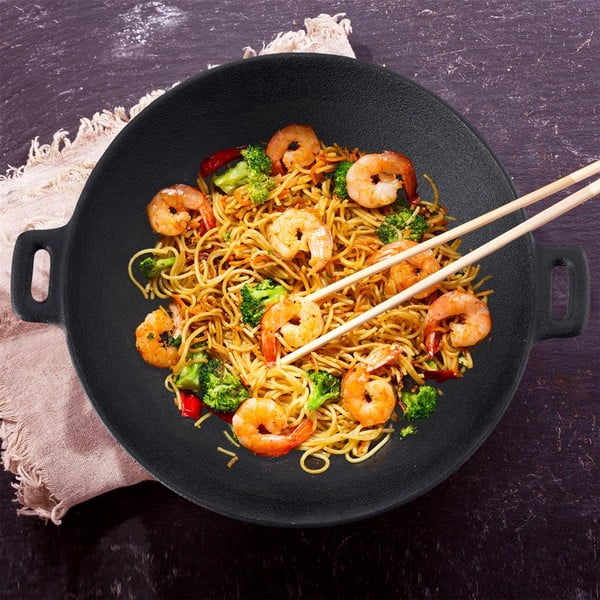 Malmist wok-pann ø 30 cm Litina - Orion-image-1