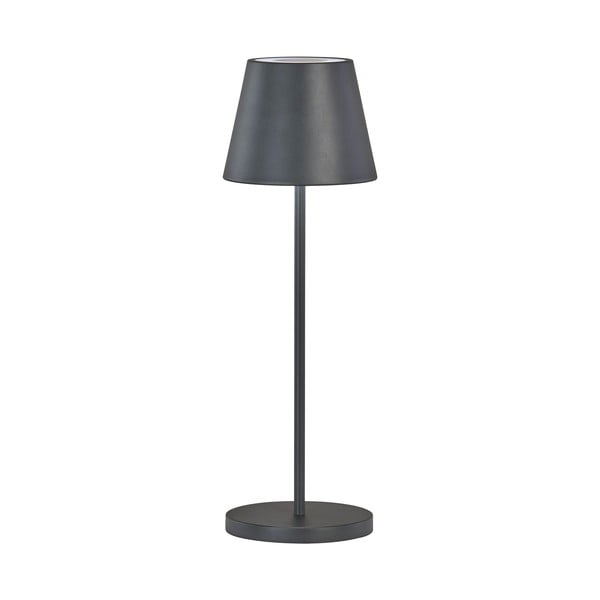 Must timmitav LED laualamp metallvarjundiga (kõrgus 34 cm) Cosenza 2.0 - Fischer & Honsel