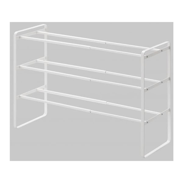 Valge reguleeritav jalatsiriiul 3 tasandiga Maebashi - YAMAZAKI-image-4