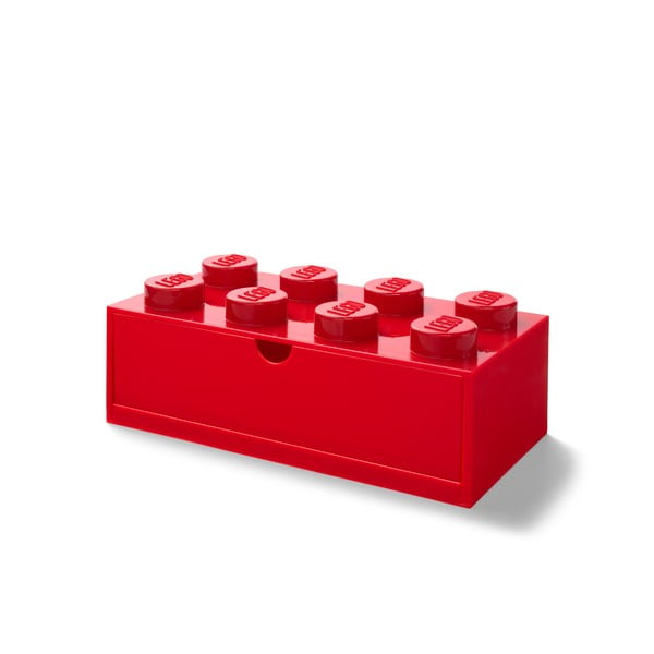Punane lauanõude kast sahtliga , 31 x 16 cm - LEGO®