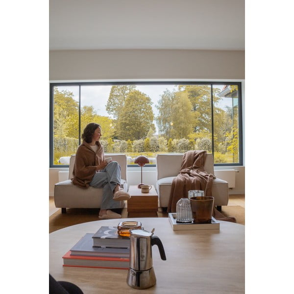 Pruun mikroplüüsist tekk 150x200 cm Tomo - Tiseco Home Studio-image-3