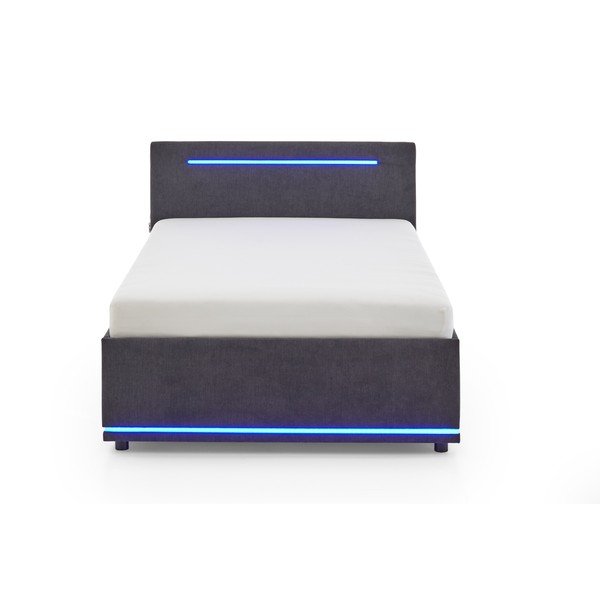 Tumehall polsterdatud lastevoodi ilma voodipõhjata 120x200 cm Circle - Meise Möbel-image-3