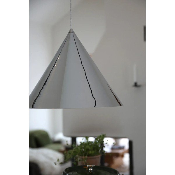 Hõbedane metallist ripplamp metallist lambivarjuga, läbimõõduga 37,5 cm Tip - Markslöjd-image-2