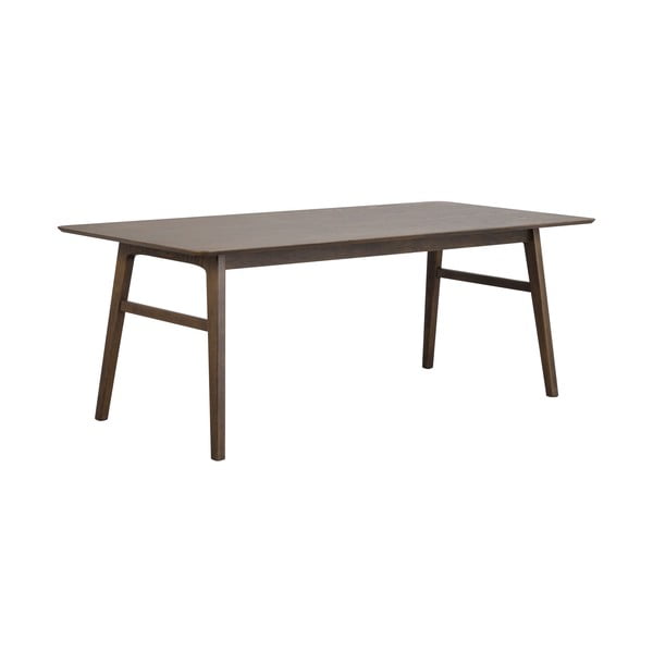 Pruun söögilaud tammedekoriga , 205 x 95 cm Nagano - Rowico-image-2