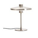 Hõbedane laualamp metallist varjuga (kõrgus 32,5 cm) Nuvira - Kave Home