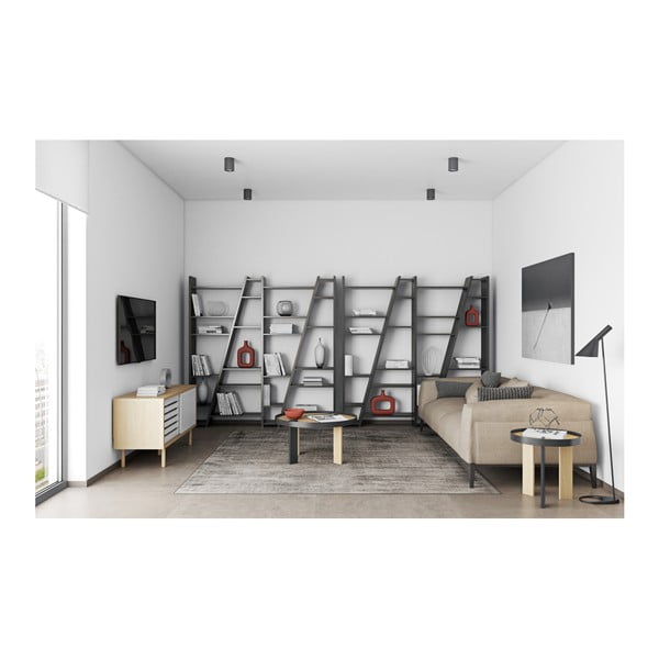 Must raamaturiiul 190x195 cm Delta - TemaHome-image-4