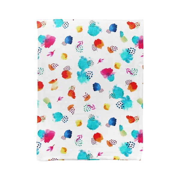 Valge musliinist beebitekk 75x100 cm Summer - Mijolnir