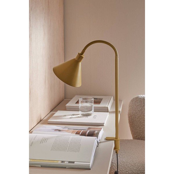 Pruun metallist laualamp painduva konstruktsiooniga/klambriga (kõrgus 50 cm) Flexi Torino - Ellos Home-image-2