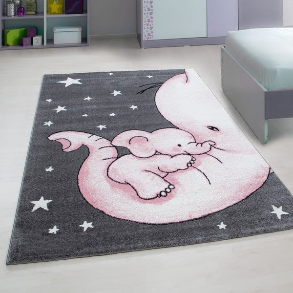 Roosa-hall laste vaip 120x170 cm Kids - Ayyildiz Carpets-image-1