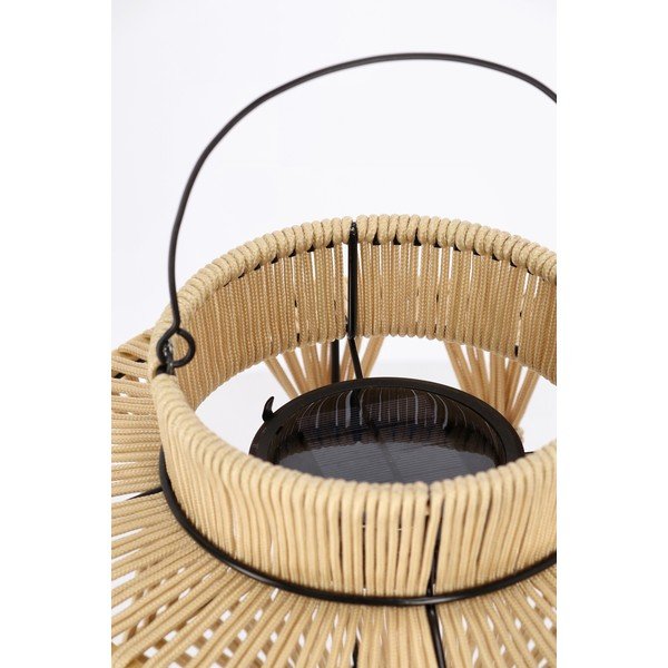 Päikeseenergial töötav LED-latern naturaalses värvitoonis (kõrgus 29 cm) Nikhita - Yes Everyday-image-1