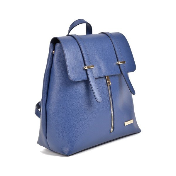 Sinine nahast seljakott Angelica - Sofia Cardoni-image-4