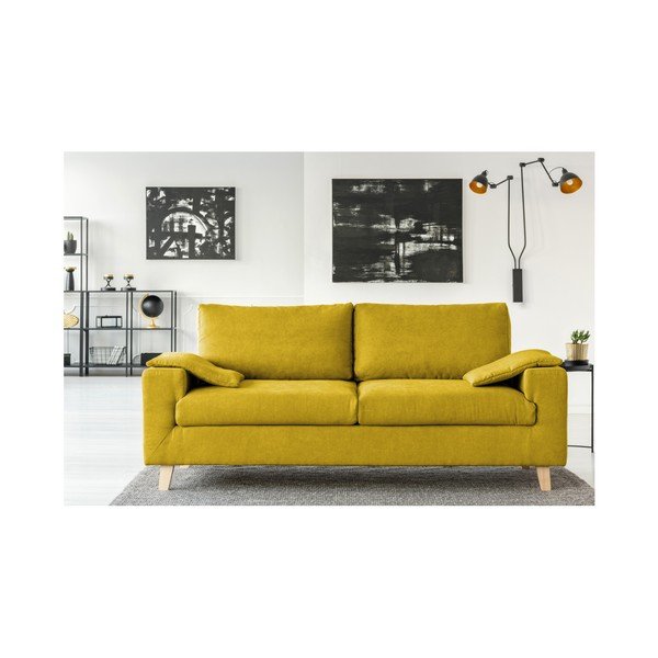 Žlutá pohovka pro tři Cosmopolitan desing Caracas-image-3